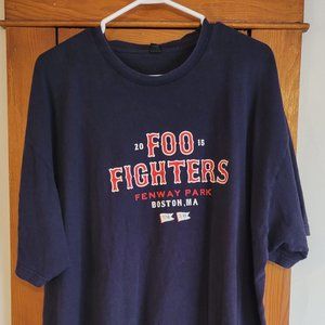Foo Fighters 2015 Fenway Park Boston MA Concert Men's 3XL (XXXL) T-Shirt